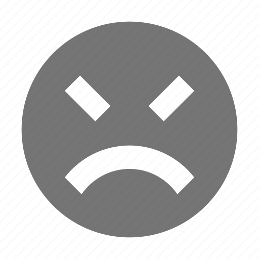 Angry, emoji, frown icon - Download on Iconfinder