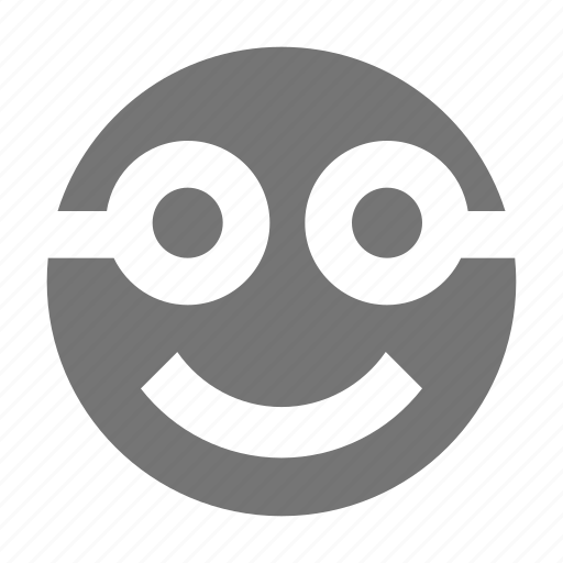 Glasses, smile, emoji icon - Download on Iconfinder