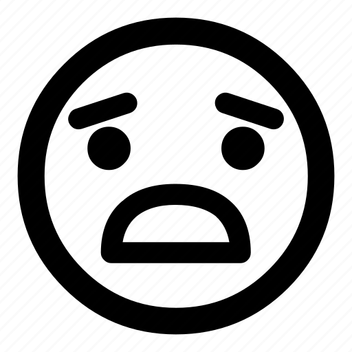 Emoticon, sad, smiley, surprised, unhappy, emoticons icon - Download on Iconfinder
