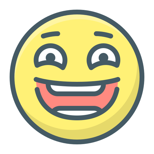 Face, laughter, lol, positive, smile, smiley icon - Free download