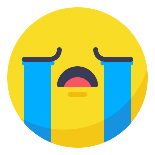 Bad, cry, crying, disappointed, face, smile, smiley icon - Free download