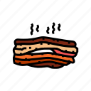 bacon, smoked, meat, food, sausage, ham