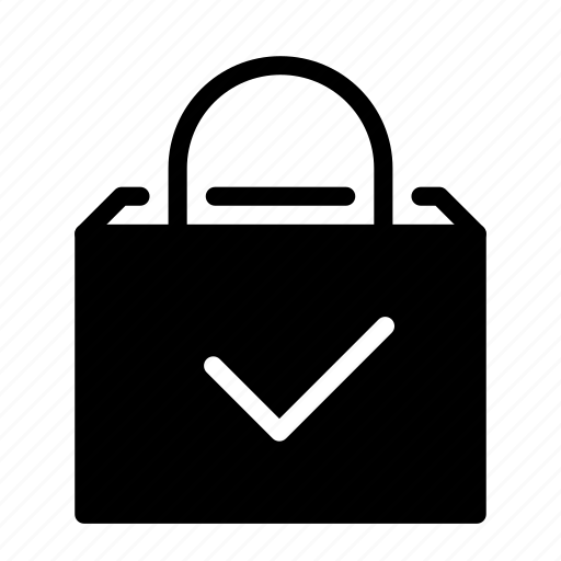 Bag, buy, checkmark, done, shop, shopping icon - Download on Iconfinder