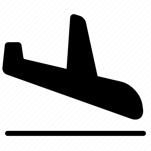 Aircraft, airplane, destination, flight, landing, transport icon - Download on Iconfinder