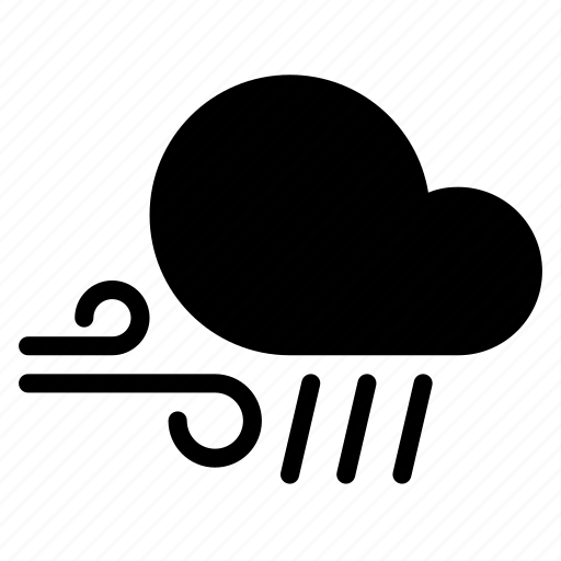 Cloud, forecast, rain, weather, wind icon - Download on Iconfinder