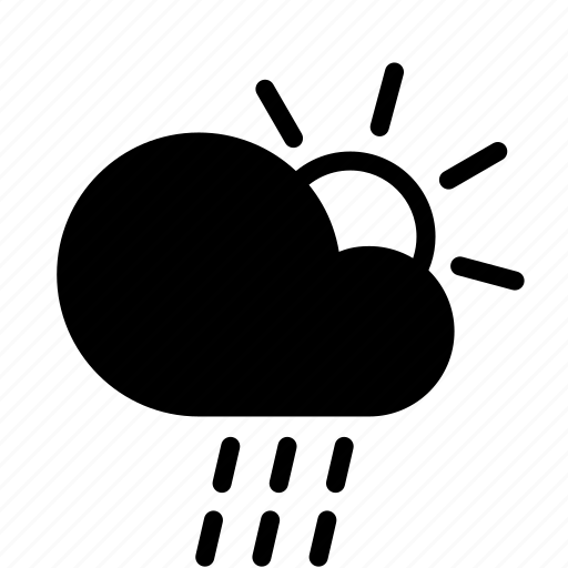 Cloud, day, forecast, rain, shower, sun, weather icon - Download on Iconfinder