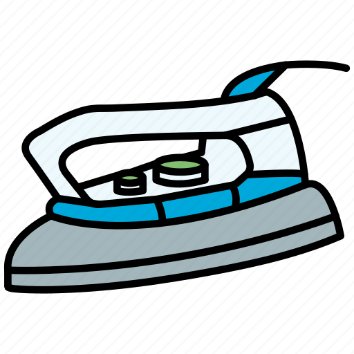 Appliance, clothes, electric, iron, laundry icon - Download on Iconfinder