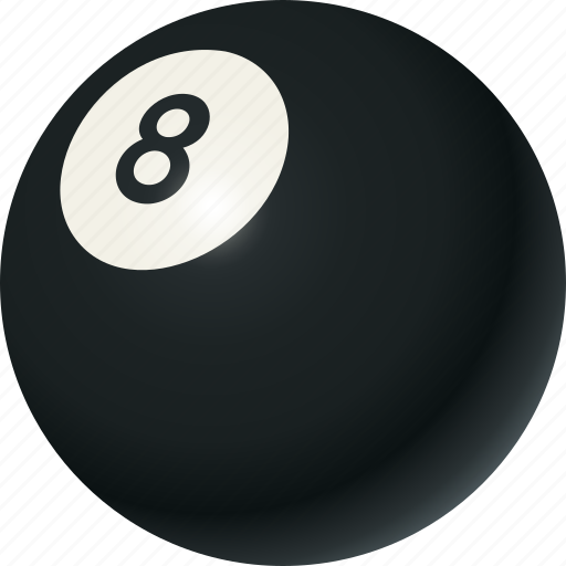 Ball, billiards, eight-ball, equipment, sports icon - Download on Iconfinder