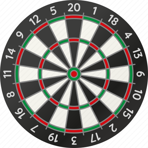 Dart board, darts, equipment, sports, target icon - Download on Iconfinder