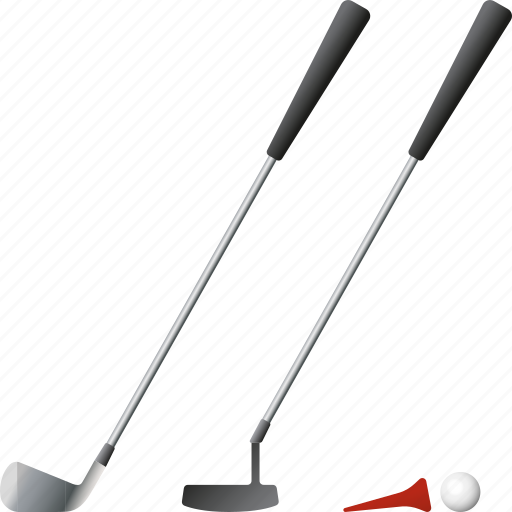Club, equipment, golf, iron, putter, sports, tee icon - Download on Iconfinder