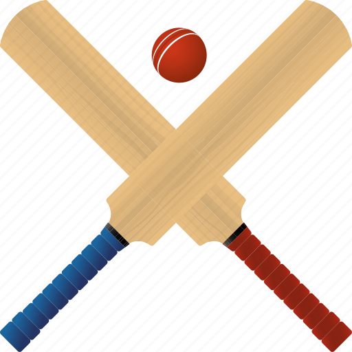 Ball, bat, cricket, crossed, equipment, sports icon - Download on Iconfinder