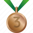 award, bronze, equipment, medal, prize, sports