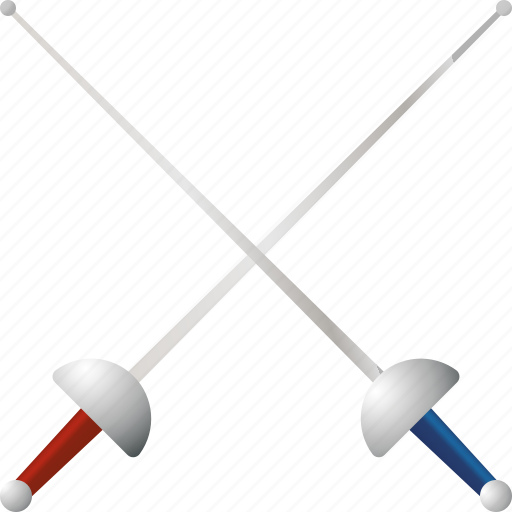 Combat sports, equipment, fencing, foils, sabre, sports icon - Download on Iconfinder