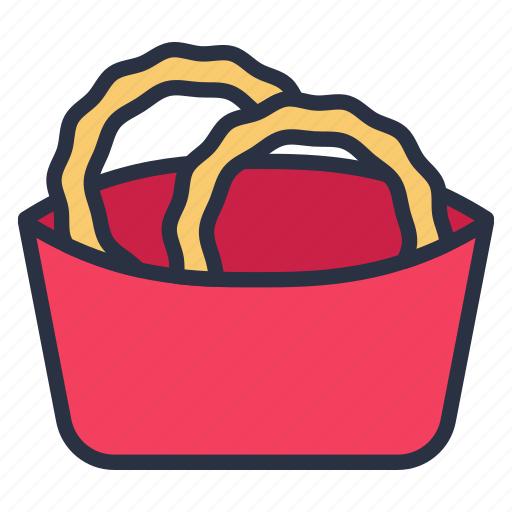 Snack, food, onion, rings, fried icon - Download on Iconfinder