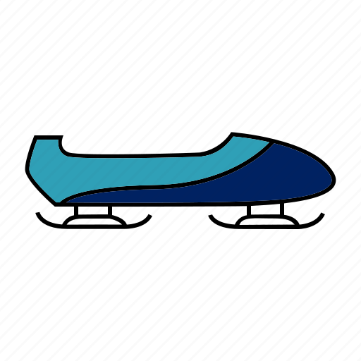 Sled, bobsled, winter sports icon - Download on Iconfinder