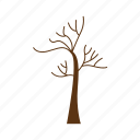 tree, flat, icon, bush, branch, snow, winter, weather, cold
