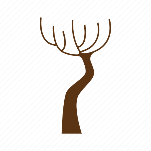 Tree, flat, icon, branch, snow, bush, winter icon - Download on Iconfinder