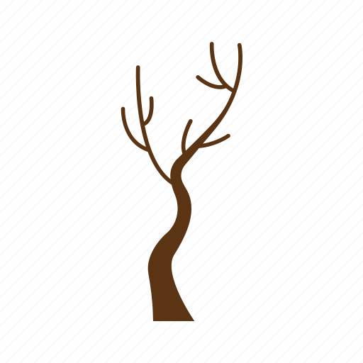 Tree, flat, icon, bush, branch, snow, winter icon - Download on Iconfinder
