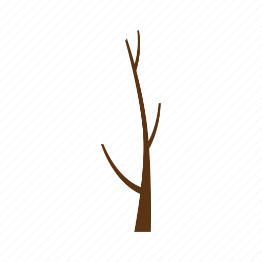 Tree, flat, icon, single, branch, snow, winter icon - Download on Iconfinder