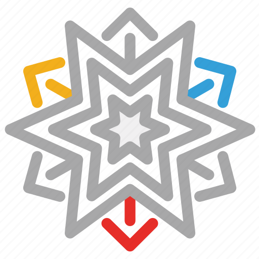 Snowflake, star shape, christmas, snow icon - Download on Iconfinder
