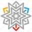 snowflake, star shape, christmas, snow 