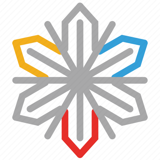 Christmas, crystal ornaments, decorations, christmas snow flowers icon - Download on Iconfinder