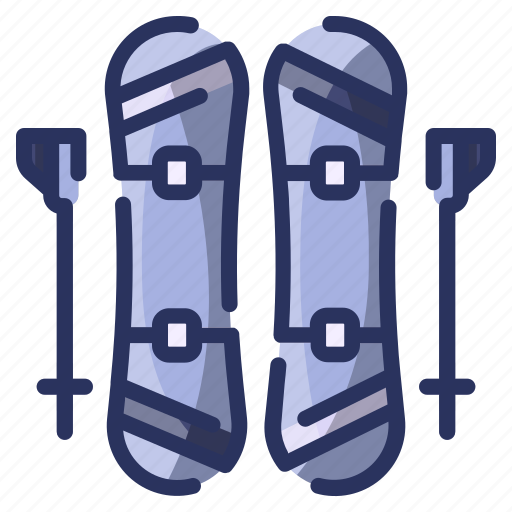 Splitboard, winter, snowboarding, sport, holiday icon - Download on Iconfinder