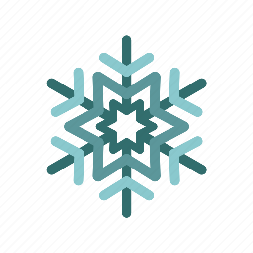 Celebrate, christmas, color, snow, snowflake, winter, xmas icon - Download on Iconfinder