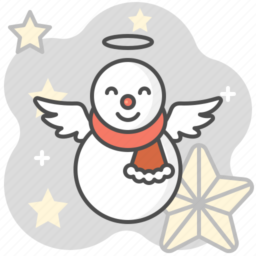 Snowman, wings, angel, winter, christmas, xmas, celebration icon - Download on Iconfinder