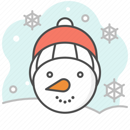 Snowman, knit hat, cold, winter, snow, snowflake, season icon - Download on Iconfinder