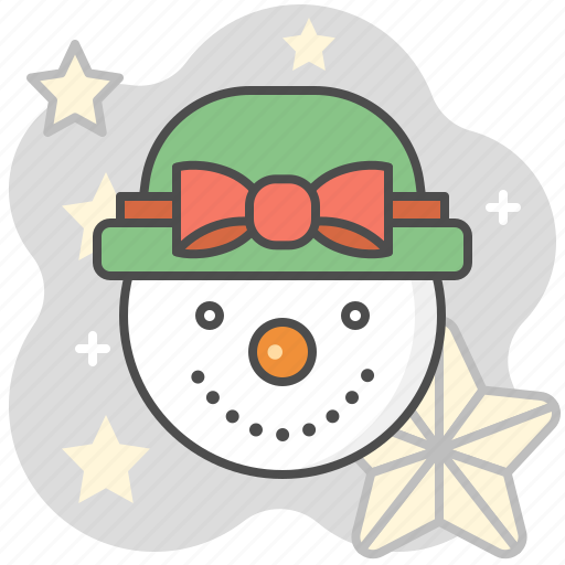 Snowman, lady, hat, cute, star, avatar, christmas icon - Download on Iconfinder