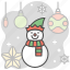snowman, christmas, decoration, celebration, snowflake, xmas, holiday 