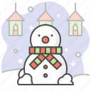 snowman, winter, snow, holiday, christmas, vacation, celebration