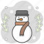 snowman, winter, snow, holiday, vacation, xmas, snowflake 