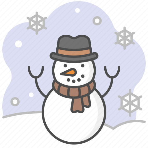 Snowman, snow, weather, winter, xmas, cold, snowflake icon - Download on Iconfinder