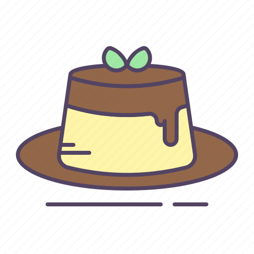 Caramel, pudding icon - Download on Iconfinder on Iconfinder
