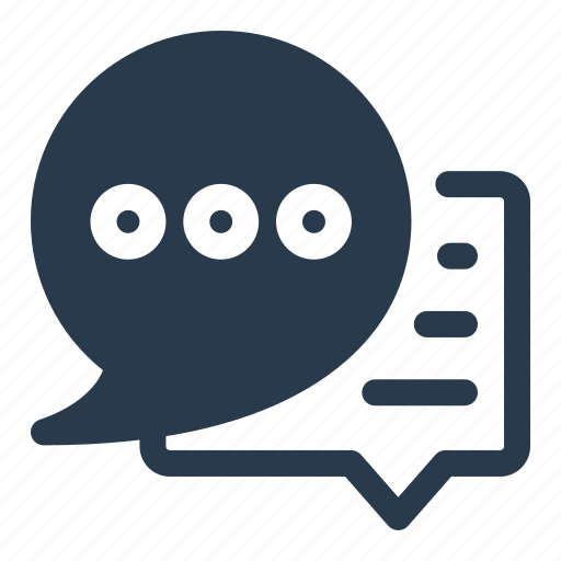 Conversation, speech, bubble, speech bubble, chat, talk, ui icon - Download on Iconfinder