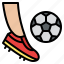 kick, leg, football, soccer, game, sport 