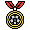 medal, award, football, soccer, sport, team, success