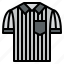 referee, shirt, wearing, cloth, soccer, football 