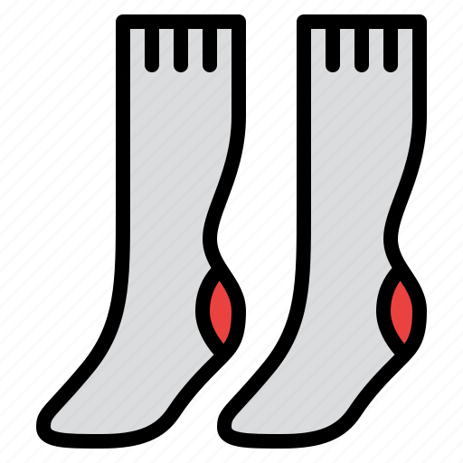 Socks, wearing, cloth, soccer, football icon - Download on Iconfinder