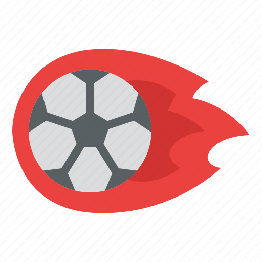 Footbal, fire, kick, fast, soccer, sport, league icon - Download on Iconfinder