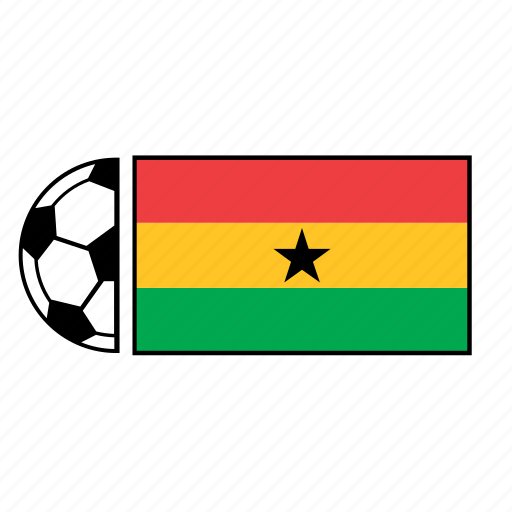 Ball, country, flag, football, ghana, soccer icon - Download on Iconfinder