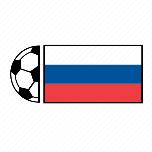Ball, country, flag, football, russia, soccer icon - Download on Iconfinder