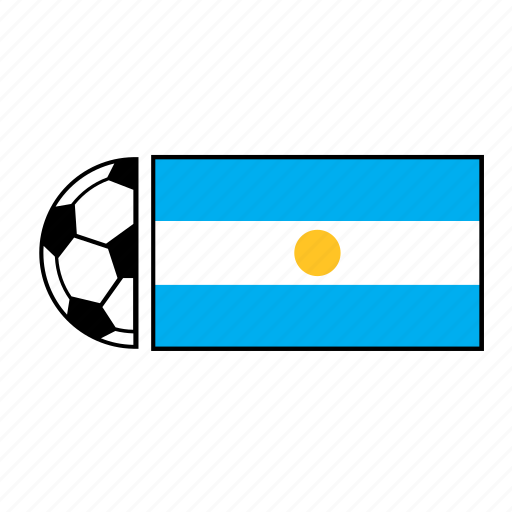 Argentina, ball, country, flag, football, soccer icon - Download on Iconfinder