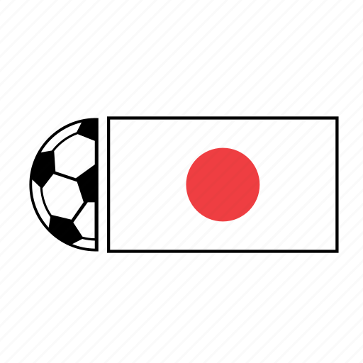Ball, country, flag, football, japan, soccer icon - Download on Iconfinder