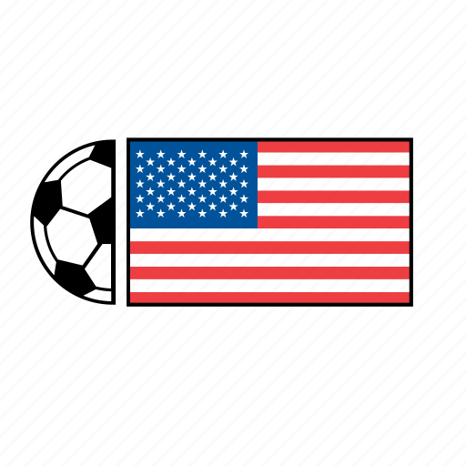America, country, flag, football, soccer, united states, usa icon - Download on Iconfinder