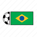 ball, brazil, country, flag, football, soccer