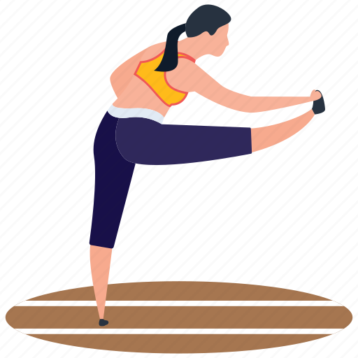 Athlete, fitness, gymnastic, sport, yoga illustration - Download on Iconfinder