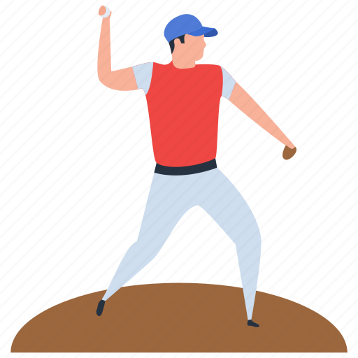 Bowler, bowling, cricketer, outdoor game, sport illustration - Download on Iconfinder